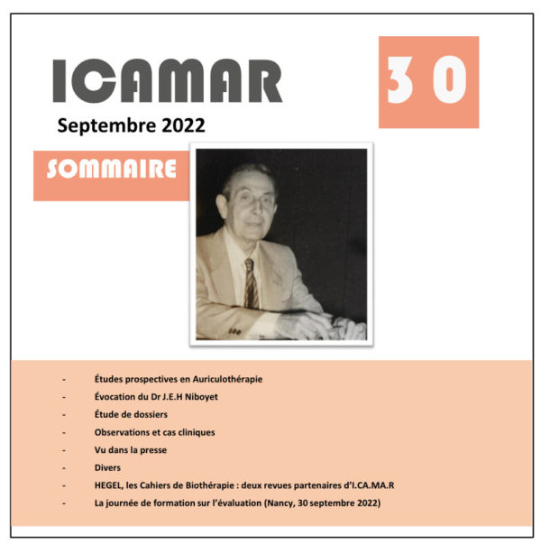 Revue ICAMAR 30