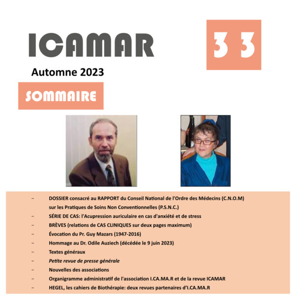 Revue ICAMAR 33