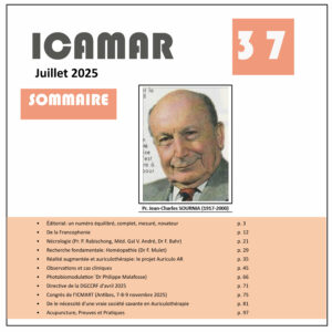 Revue ICAMAR 37